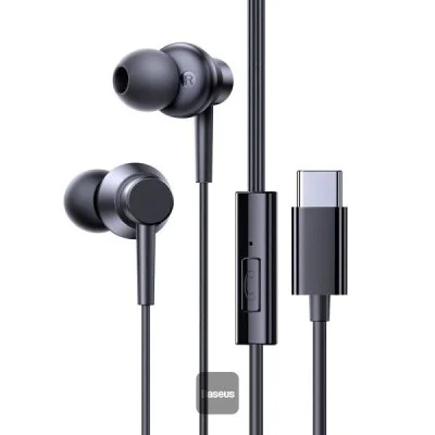 Baseus Encok Cz11 Wired Earphones Cluster Black